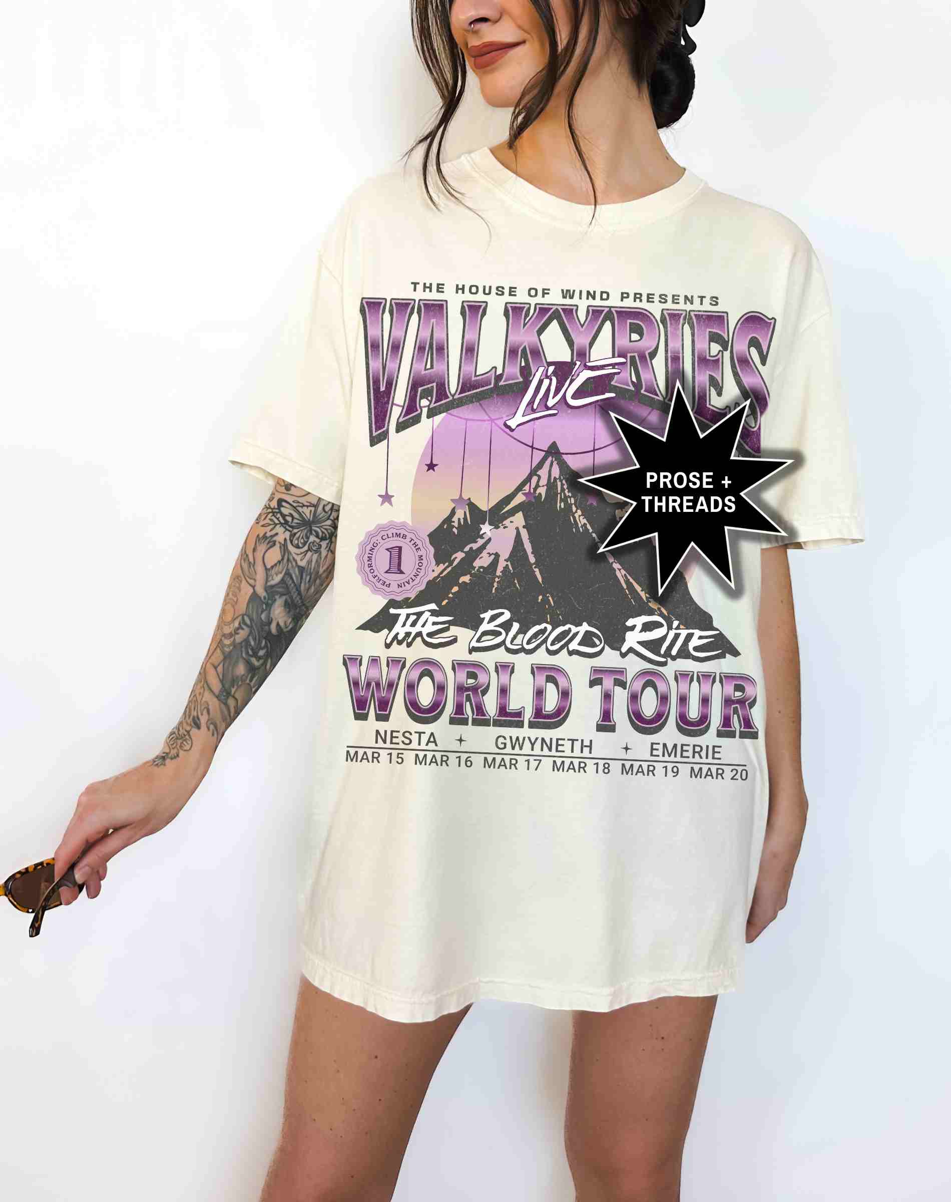 Valkyrie Back Print Shirt