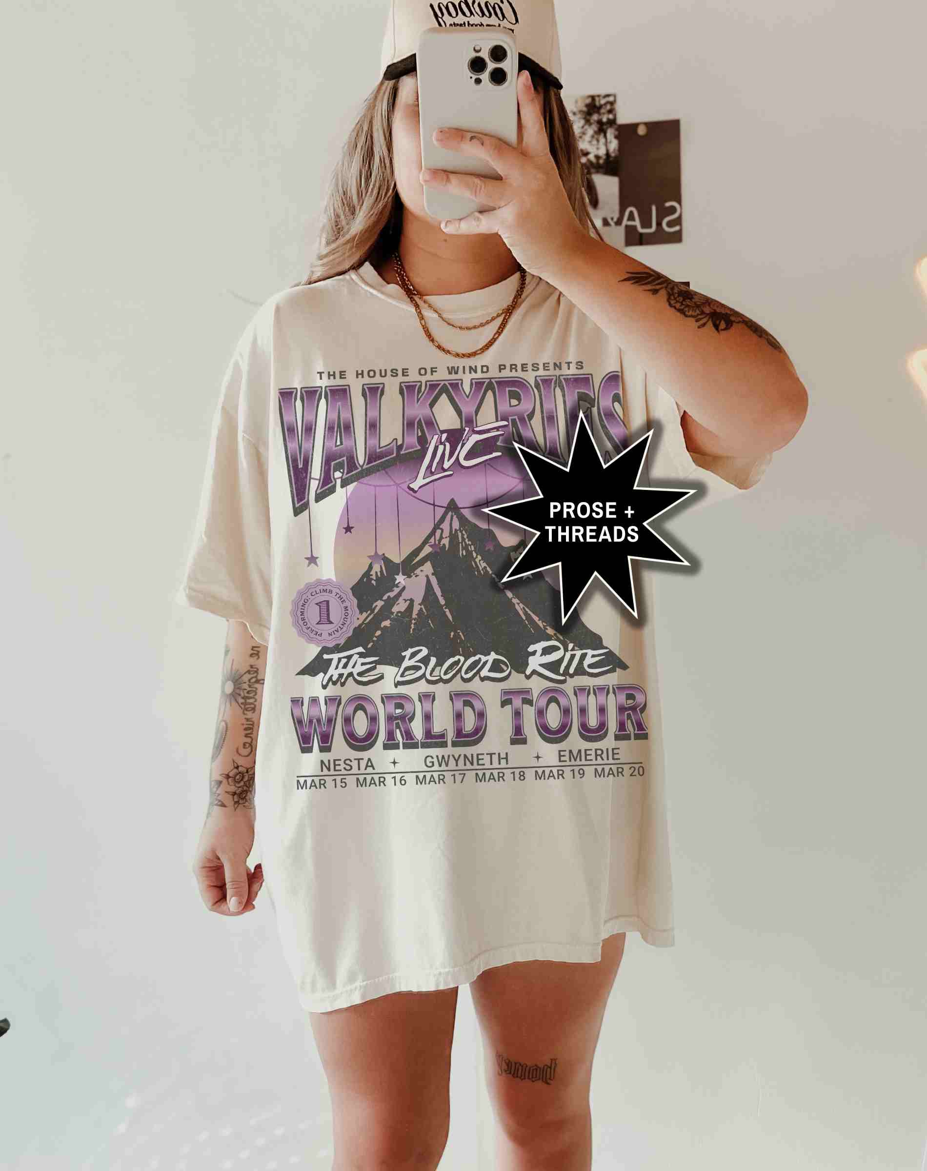 Valkyrie Back Print Shirt