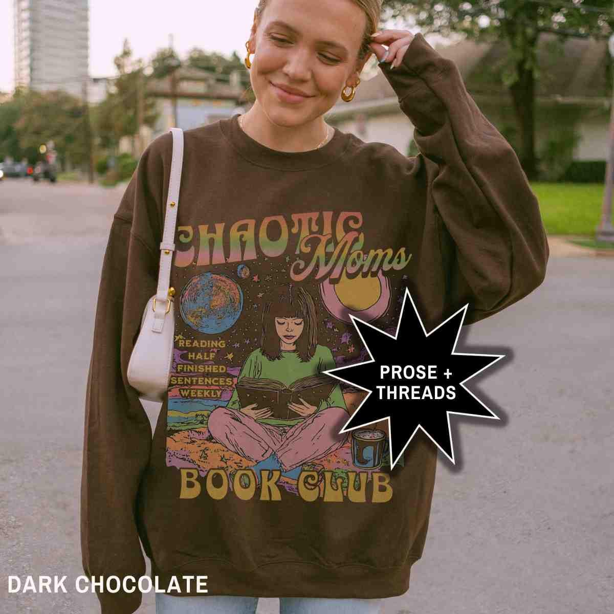 Chaotic Moms Book Club Sweatshirt