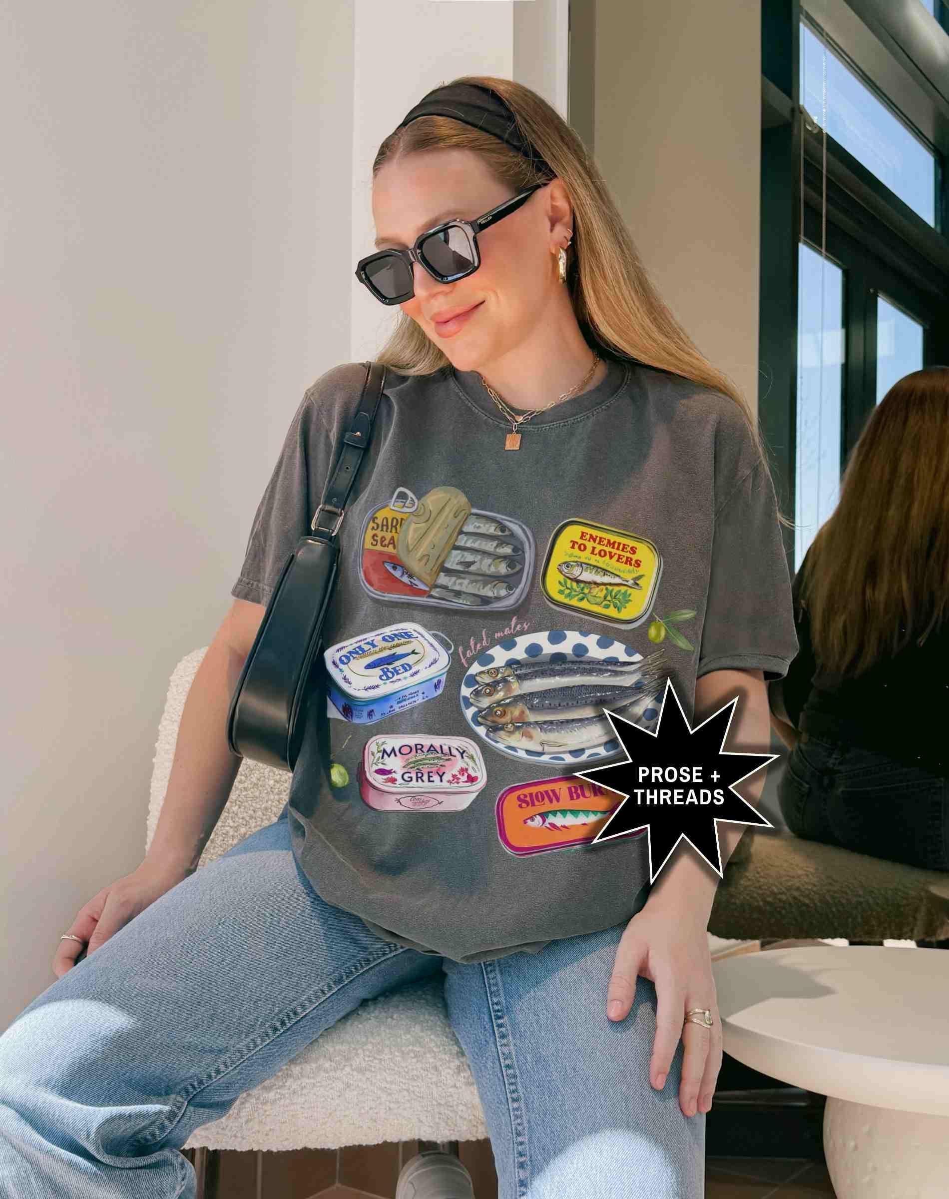 Sardine Book Trope Shirt