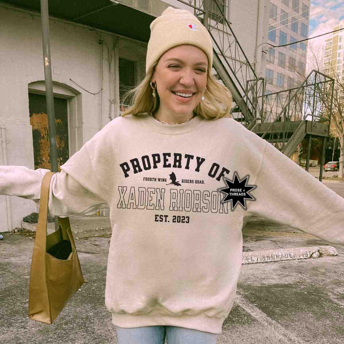 Rroperty of Xaden Sweatshirt