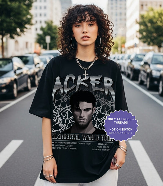 Fantasy romance Market Day shirt inspired by Metal Slinger featuring vintage postcard artwork with magical market aesthetic