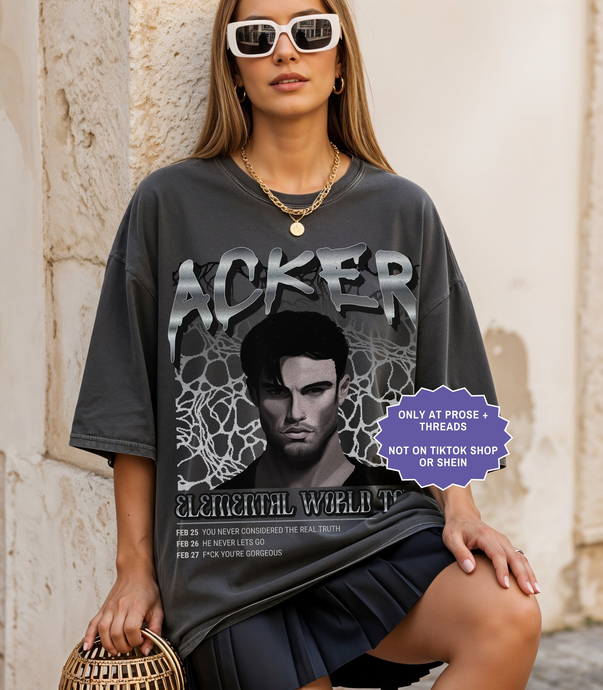 Fantasy romance Market Day shirt inspired by Metal Slinger featuring vintage postcard artwork with magical market aesthetic