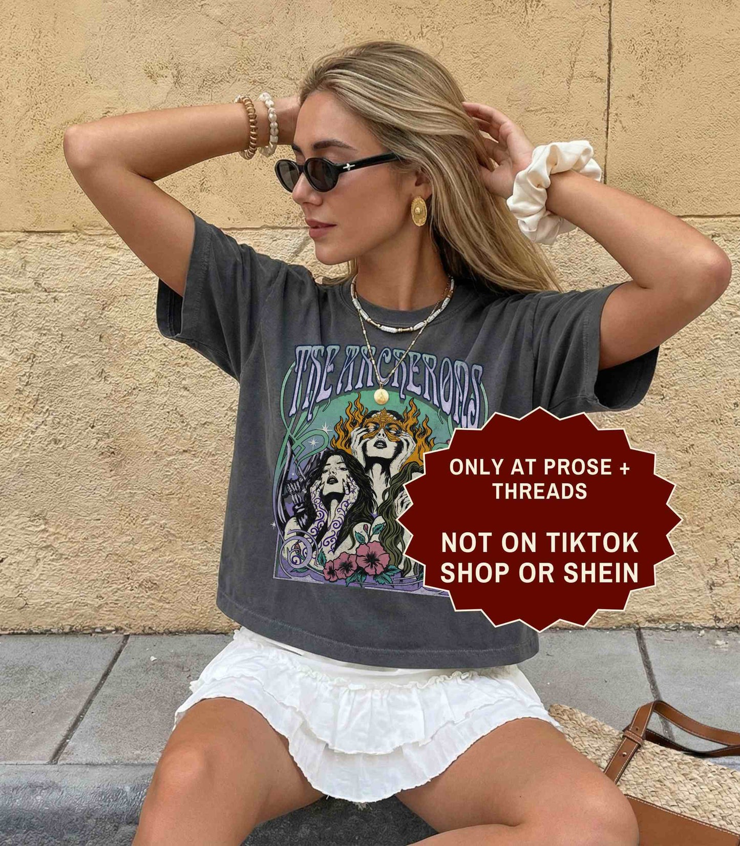 The Archeron Sisters vintage fantasy graphic shirt