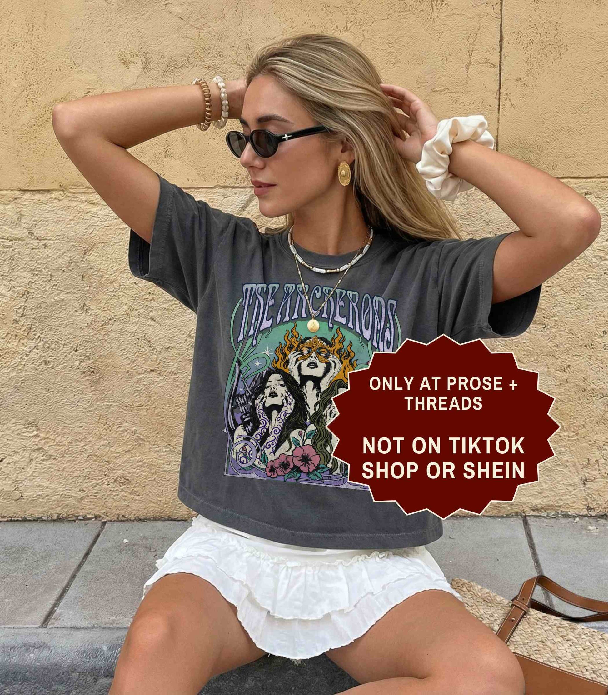 The Archeron Sisters vintage fantasy graphic shirt