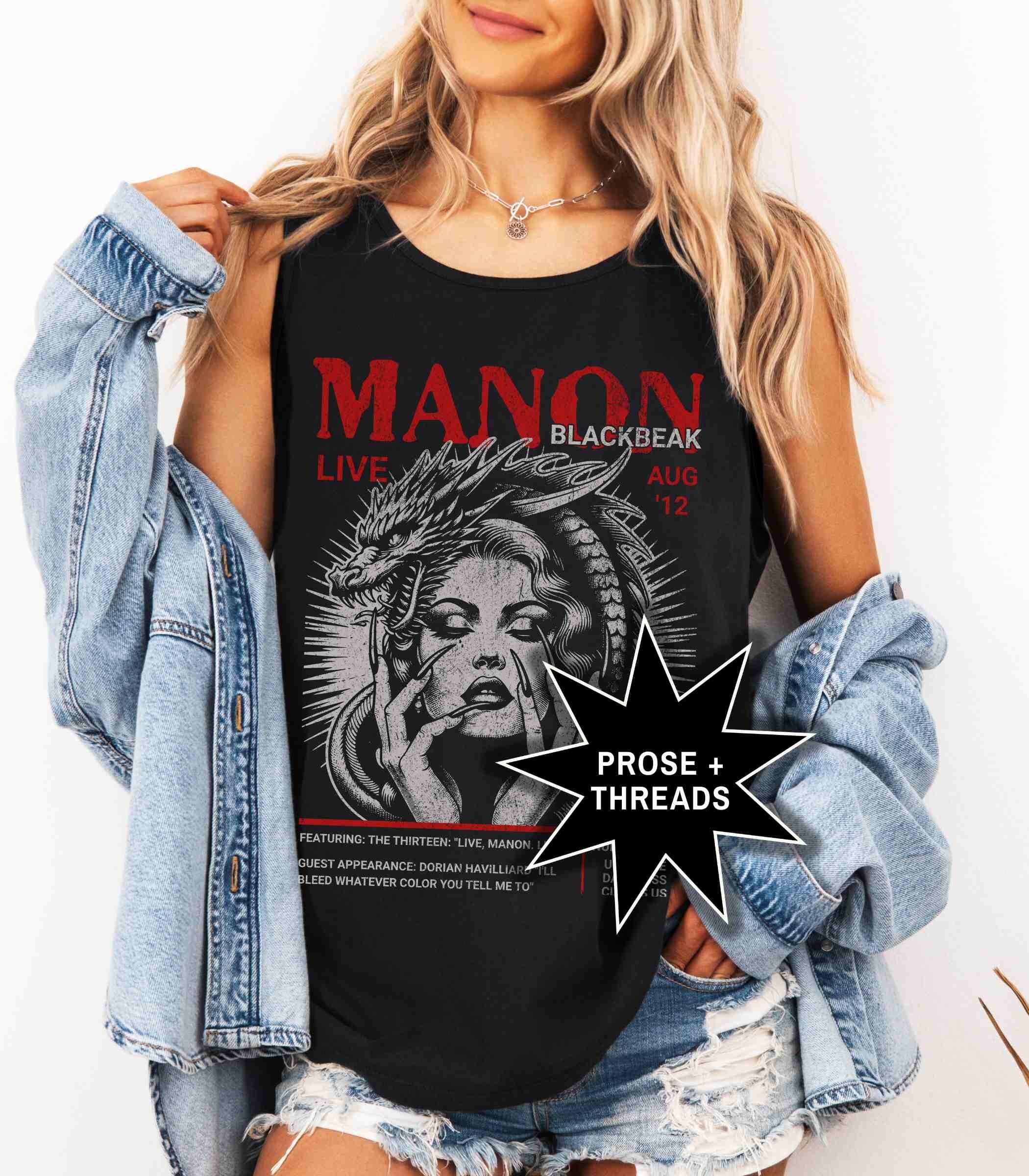 Manon Blackbeak Distressed Band Tank