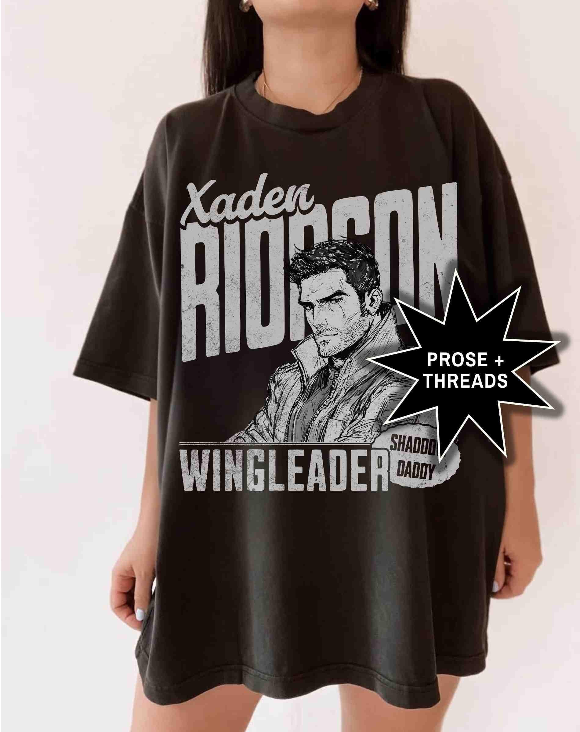 Xaden Riorson Wingleader Distressed Shirt