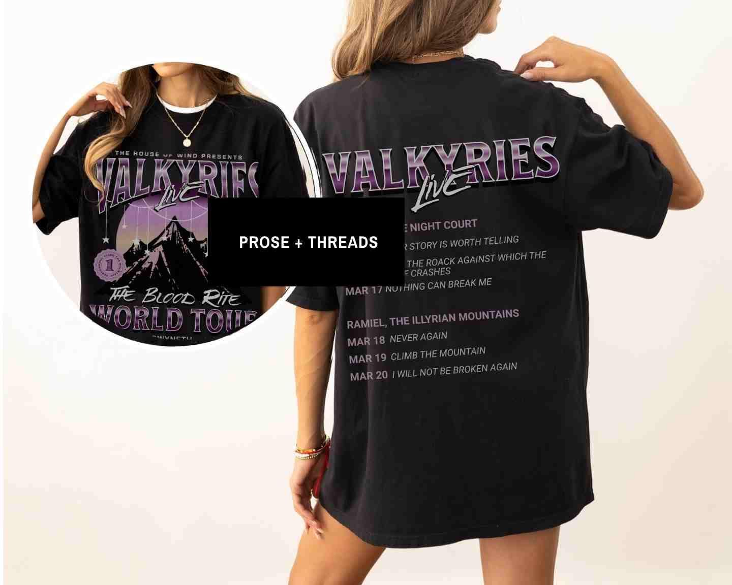 Valkyrie Back Print Shirt