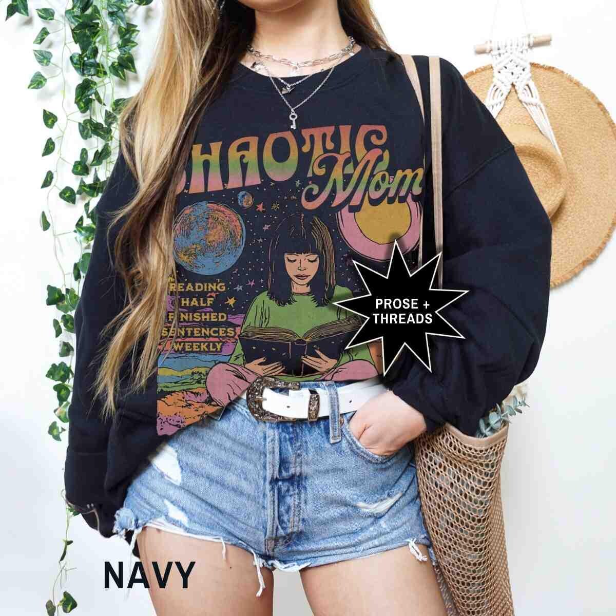 Chaotic Moms Book Club Sweatshirt
