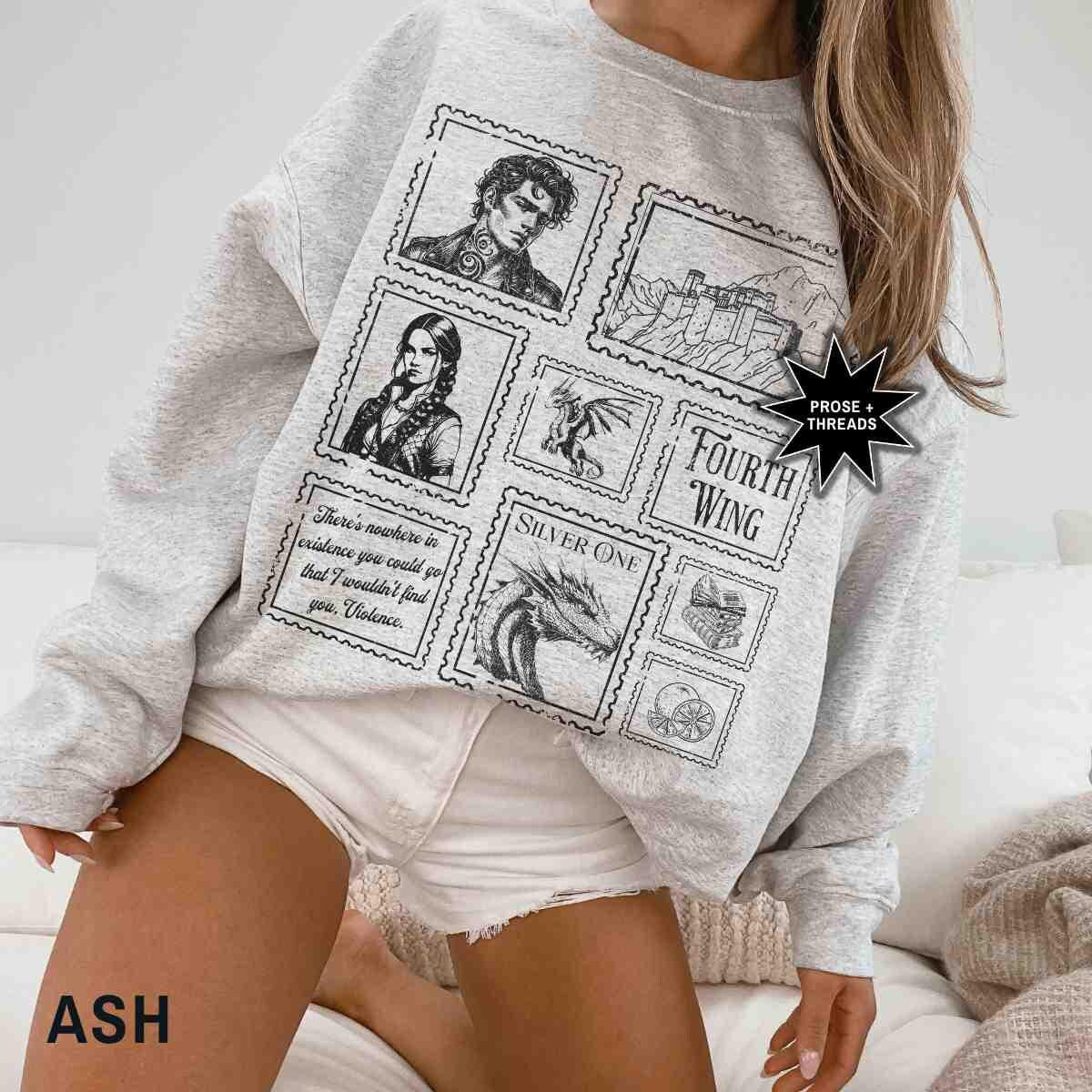 Fourth Wing Stamp Sweatshirt