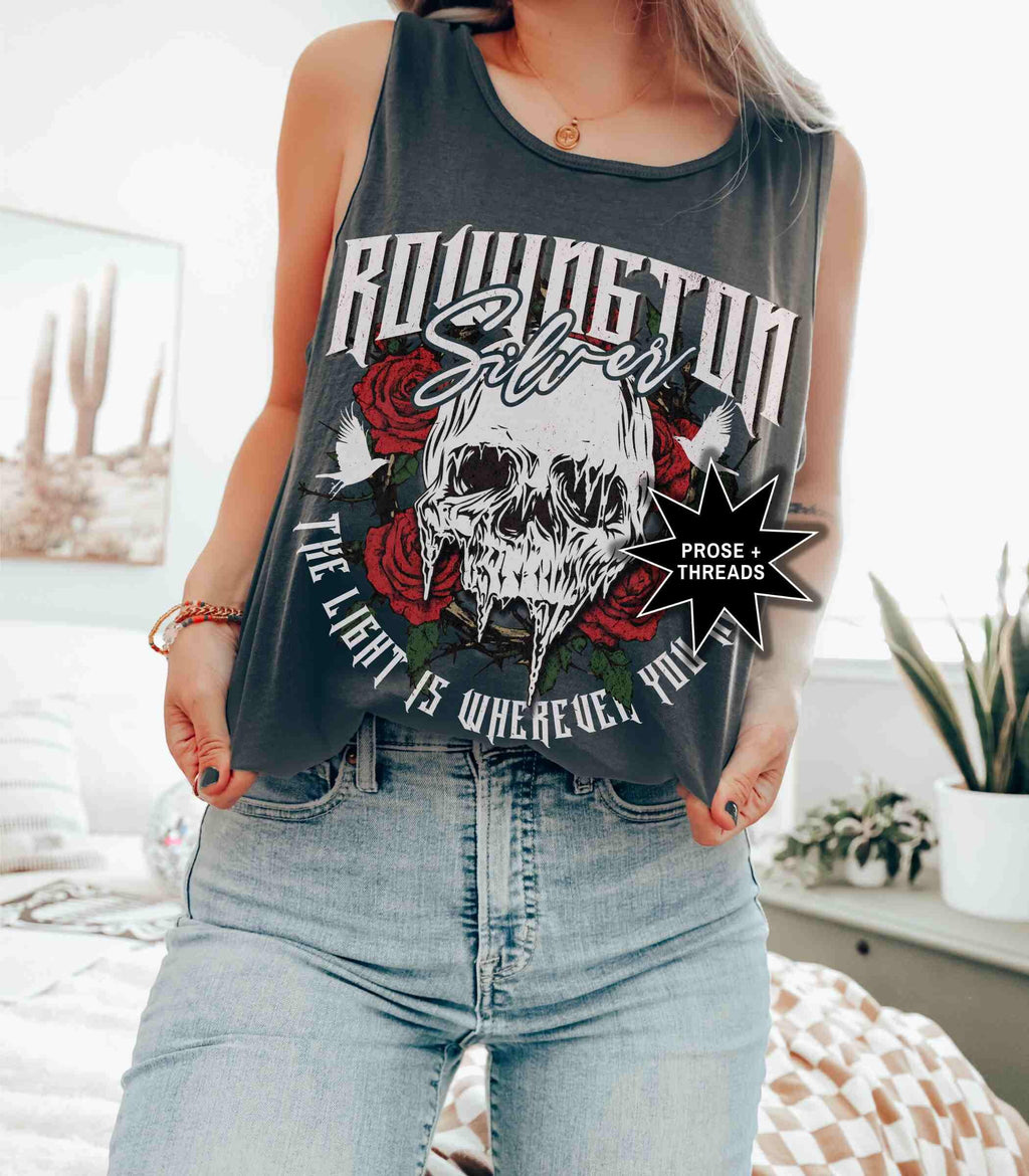Rowington Silver Distressed Tank