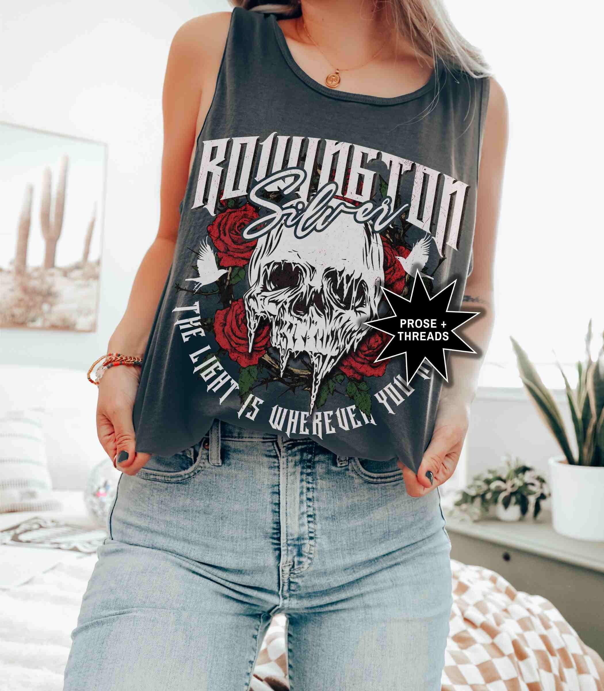 Rowington Silver Distressed Tank