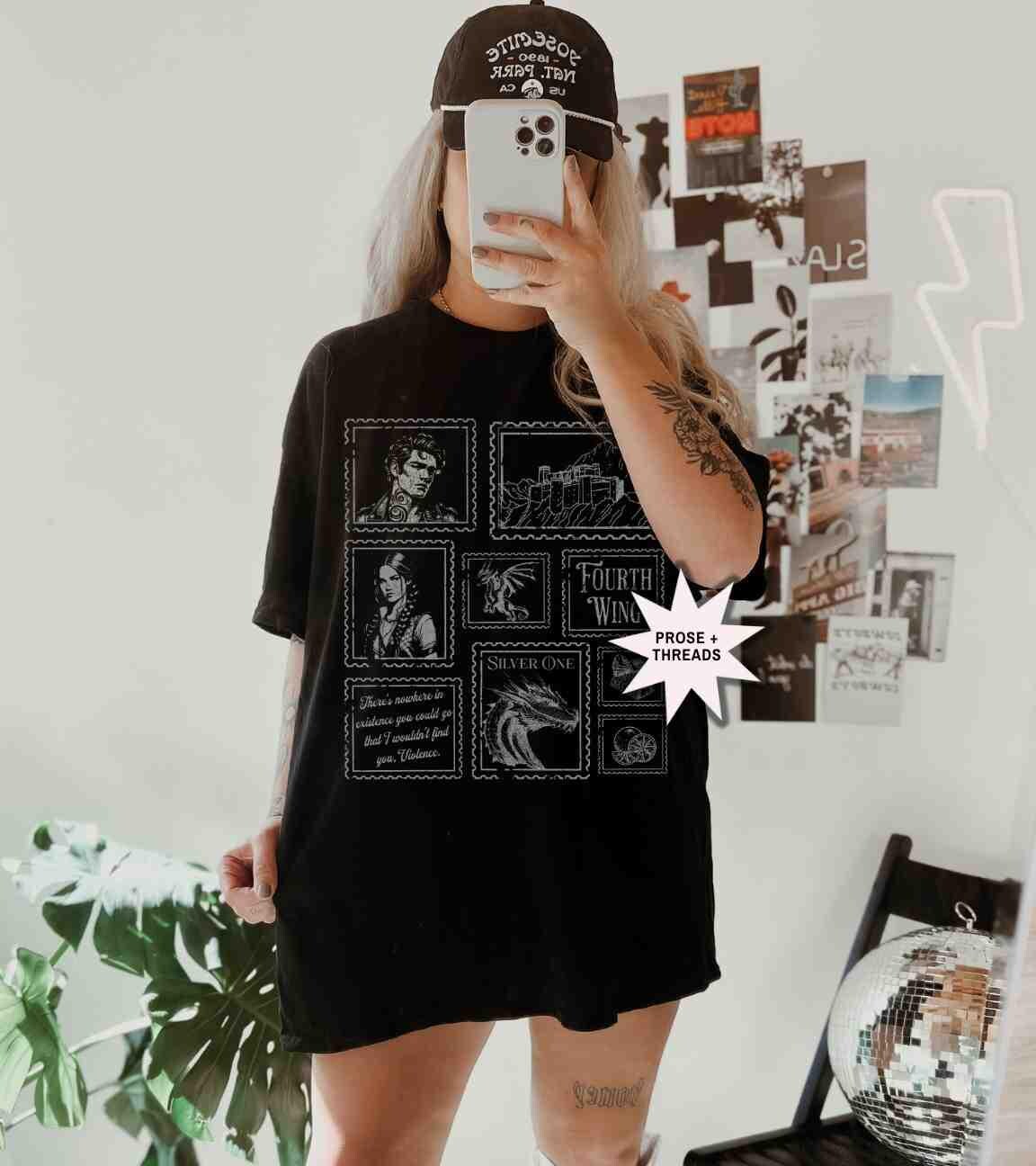 Fourth Wing Stamp Shirt