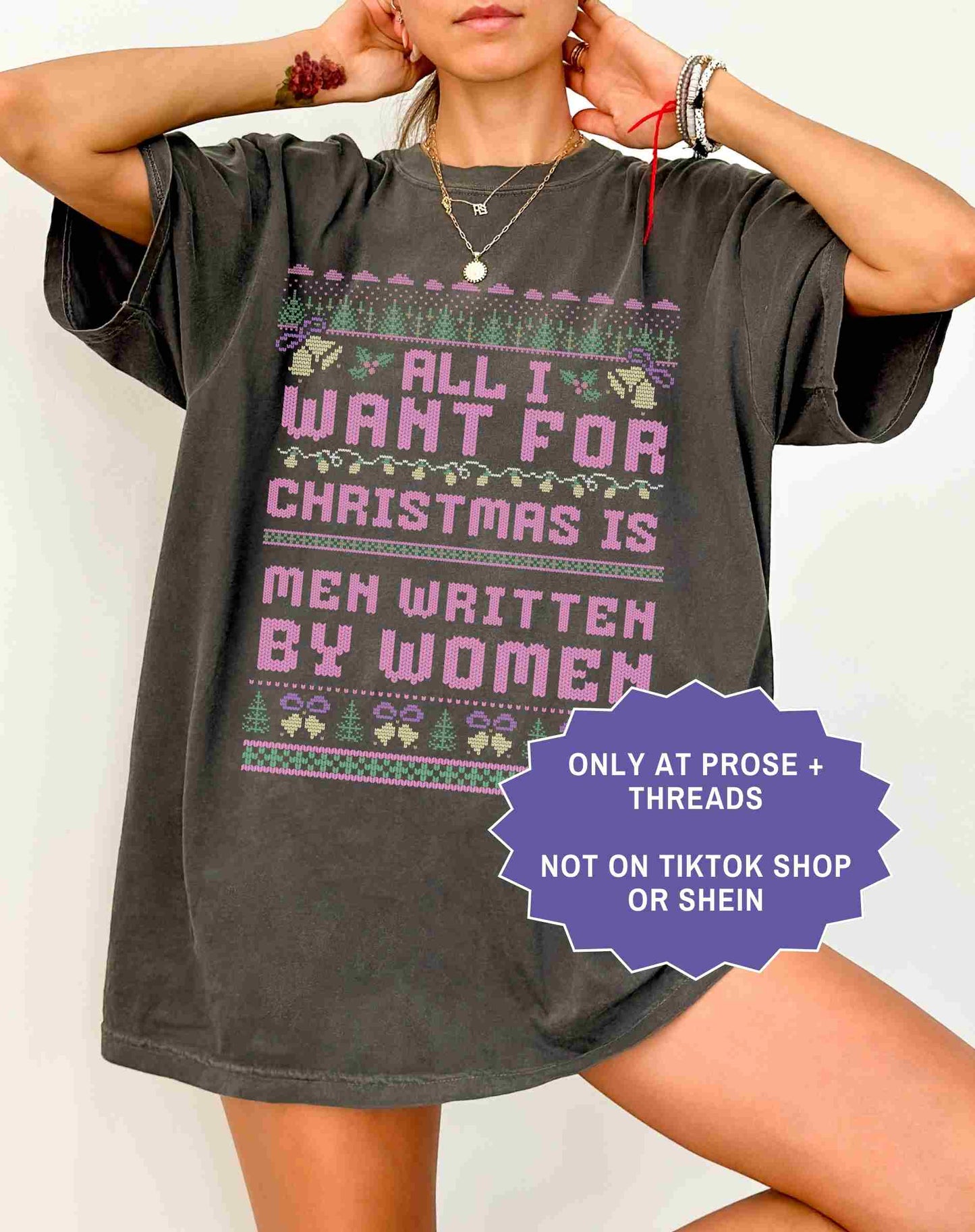 Book Boyfriend Christmas Shirt Funny Reader Holiday Tee