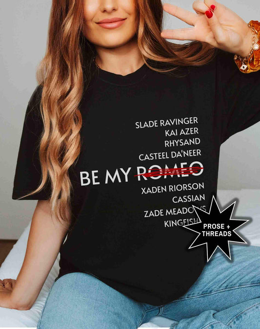 Book boyfriend shirt inspired by morally grey romance characters