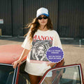 Book lover shirt featuring Manon Blackbeak design, fantasy reading shirt