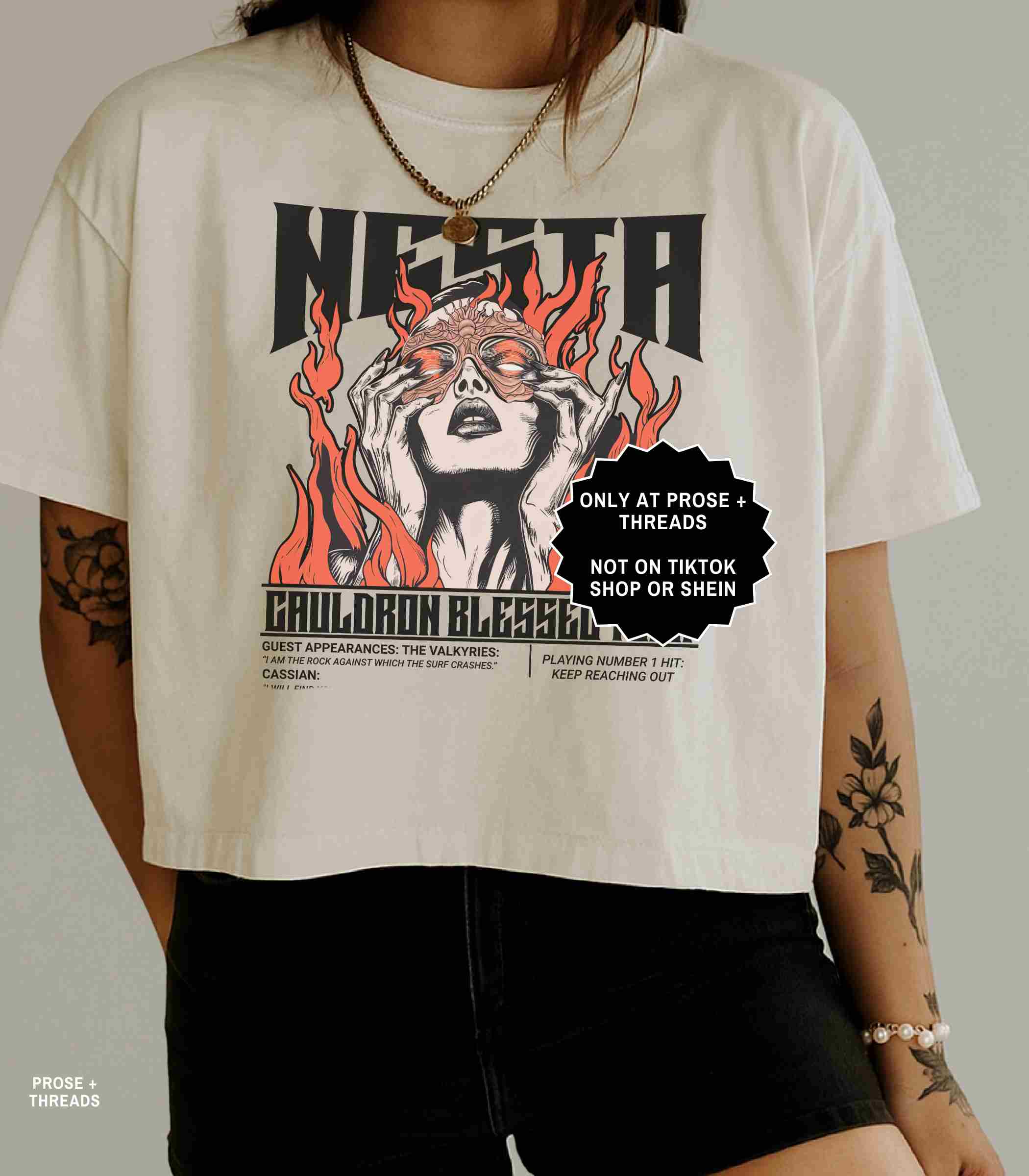 Book lover shirt featuring Nesta Acheron design, boxy fit reading shirt
