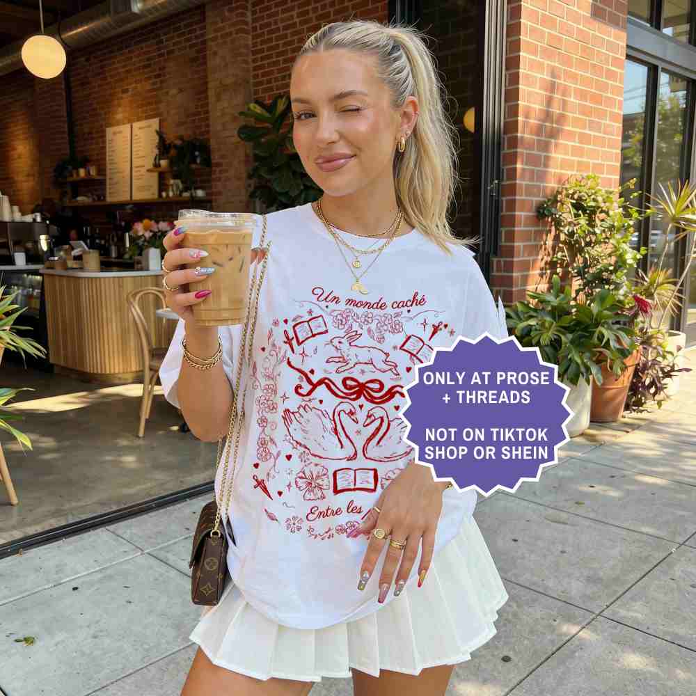Book lover shirt with romantic bookish graphic design, cozy reading shirt for readers