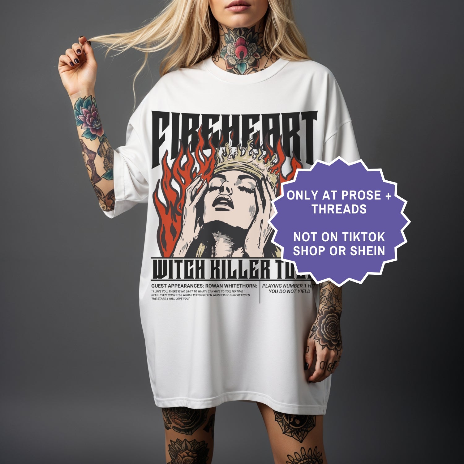 fantasy booktok merch comfort colors tee