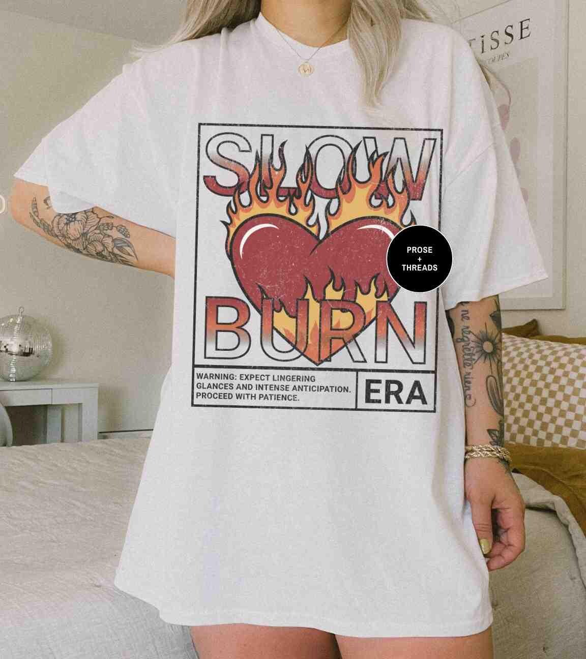 Fantasy romance inspired graphic tee for cozy reading days