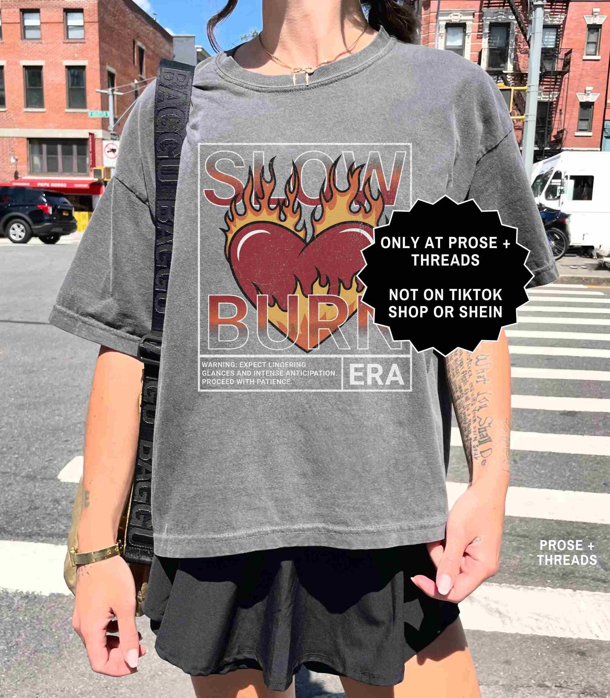 Cozy slow burn romance shirt for book lovers