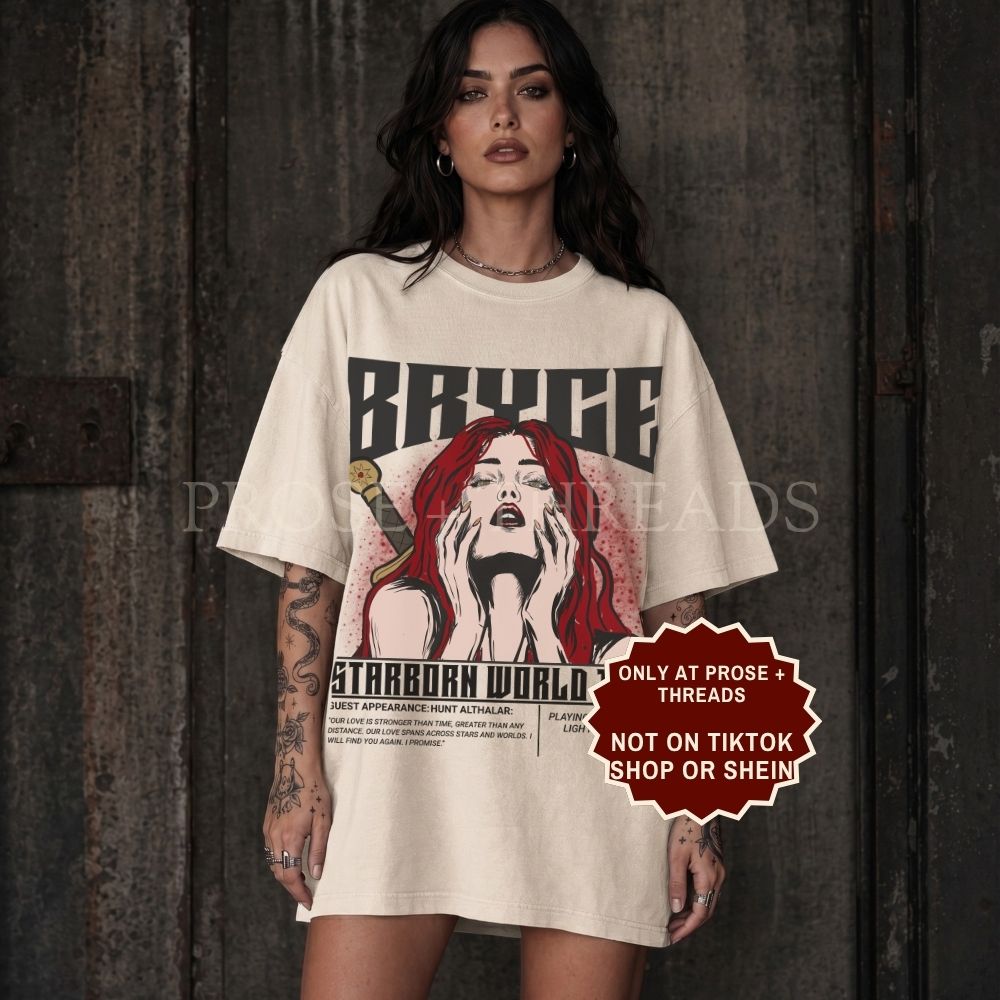 Bryce Quinlan shirt with Starborn World Tour band tee design