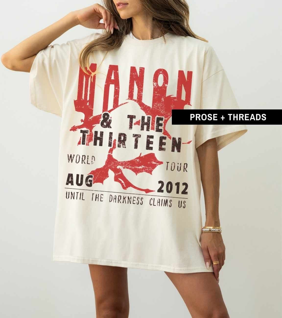 Manon & The Thirteen Tour Back Print Shirt