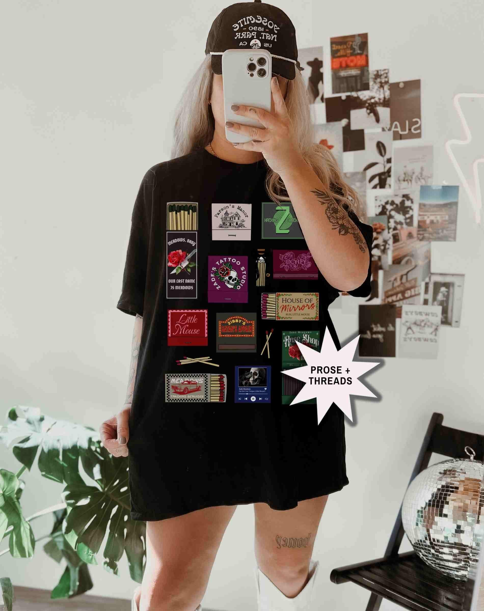 Haunting Adeline Matchbox Collage Shirt