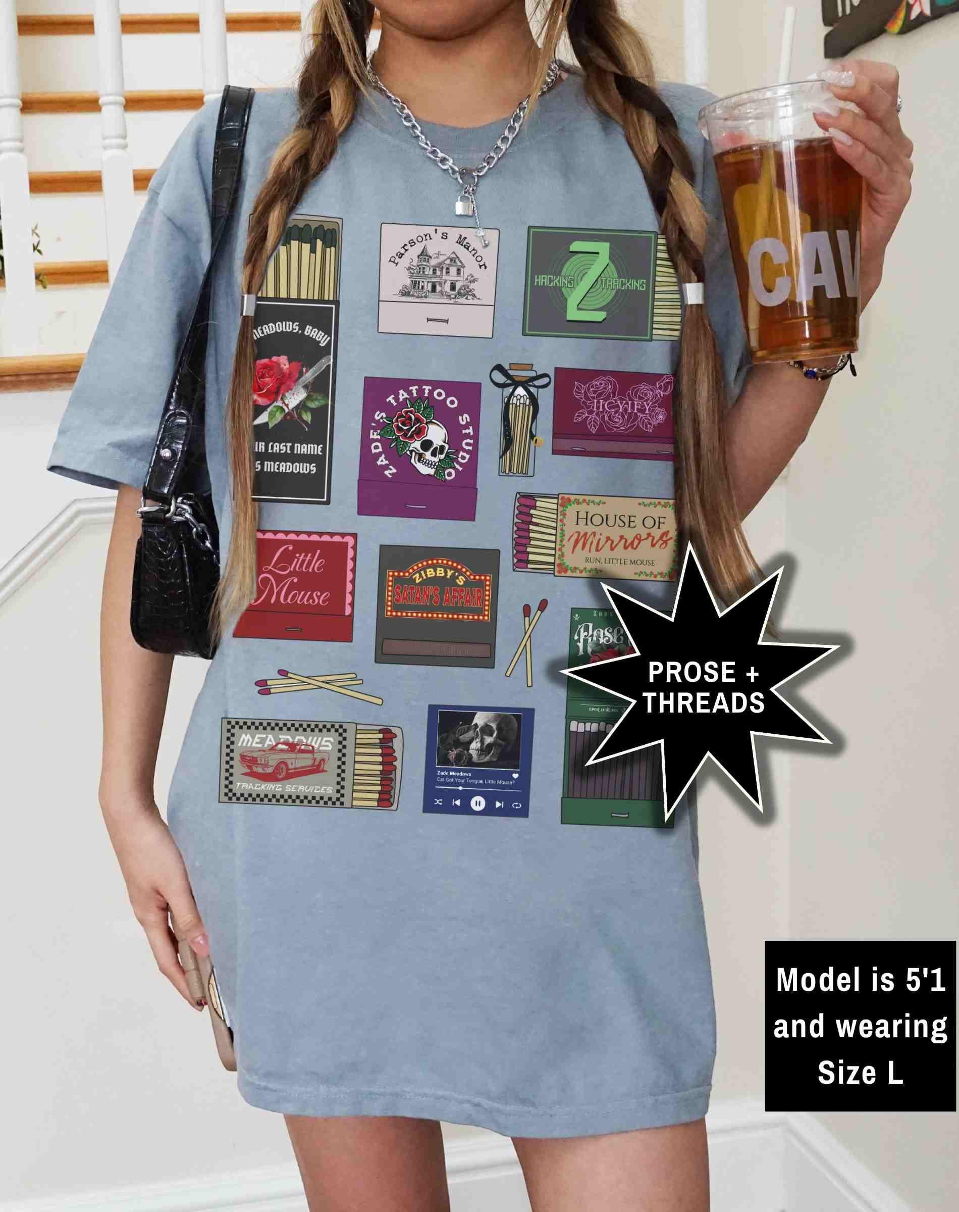 Haunting Adeline Matchbox Collage Shirt