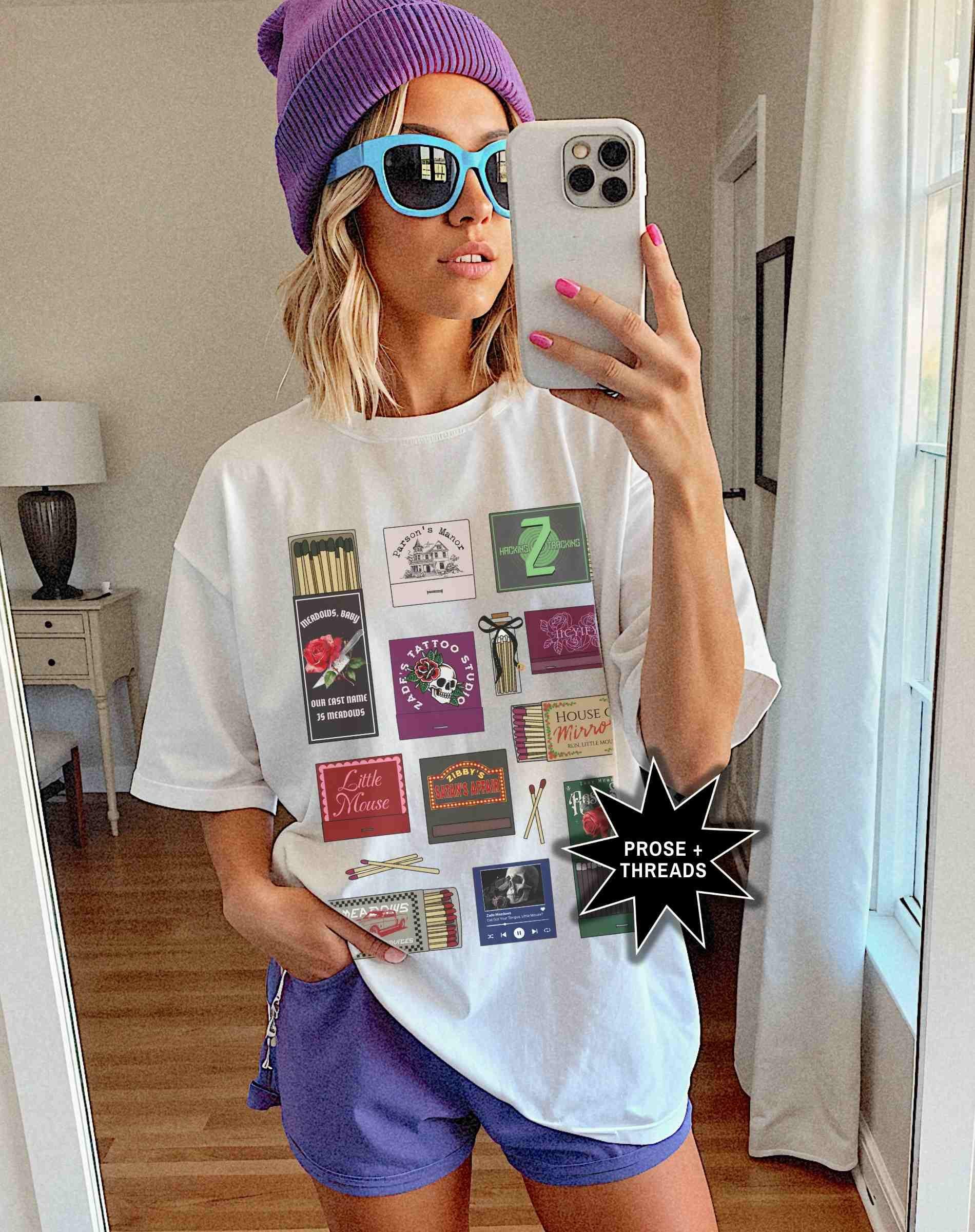 Haunting Adeline Matchbox Collage Shirt