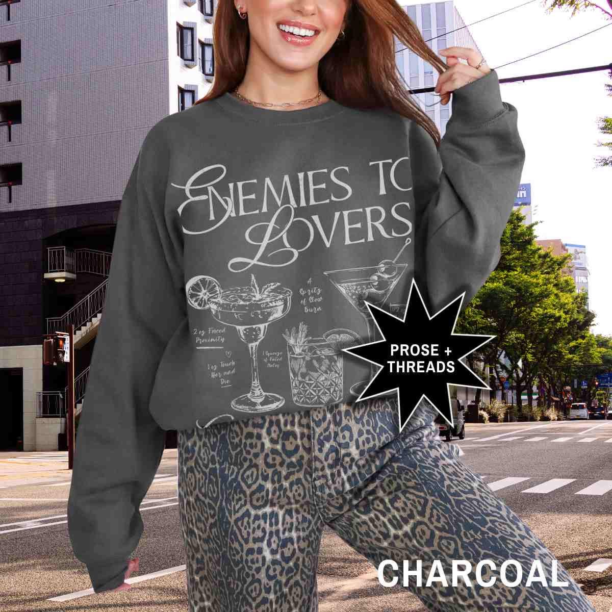 Enemies To Lovers Cocktail Sweatshirt