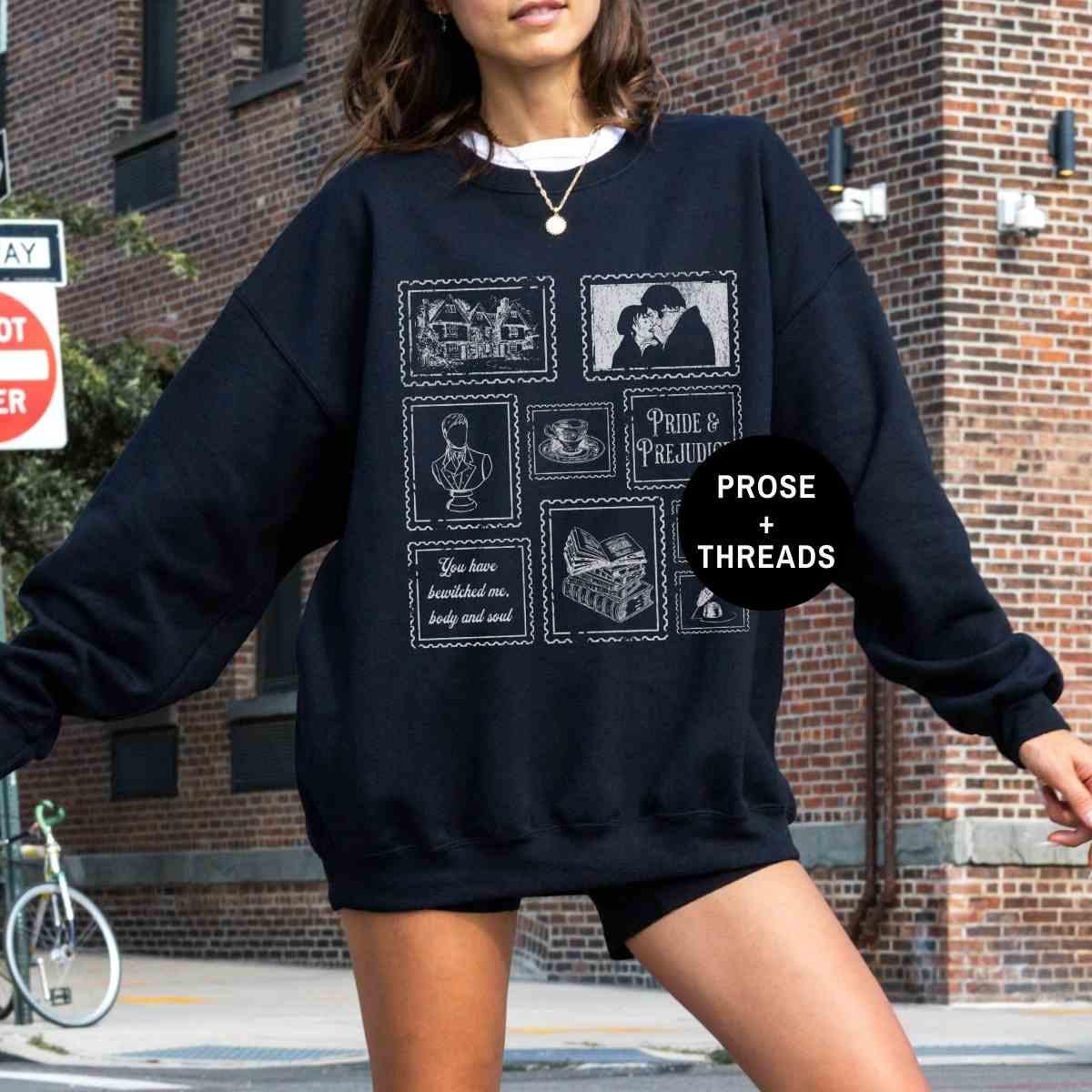 Pride And Prejudice Stamp Sweatshirt