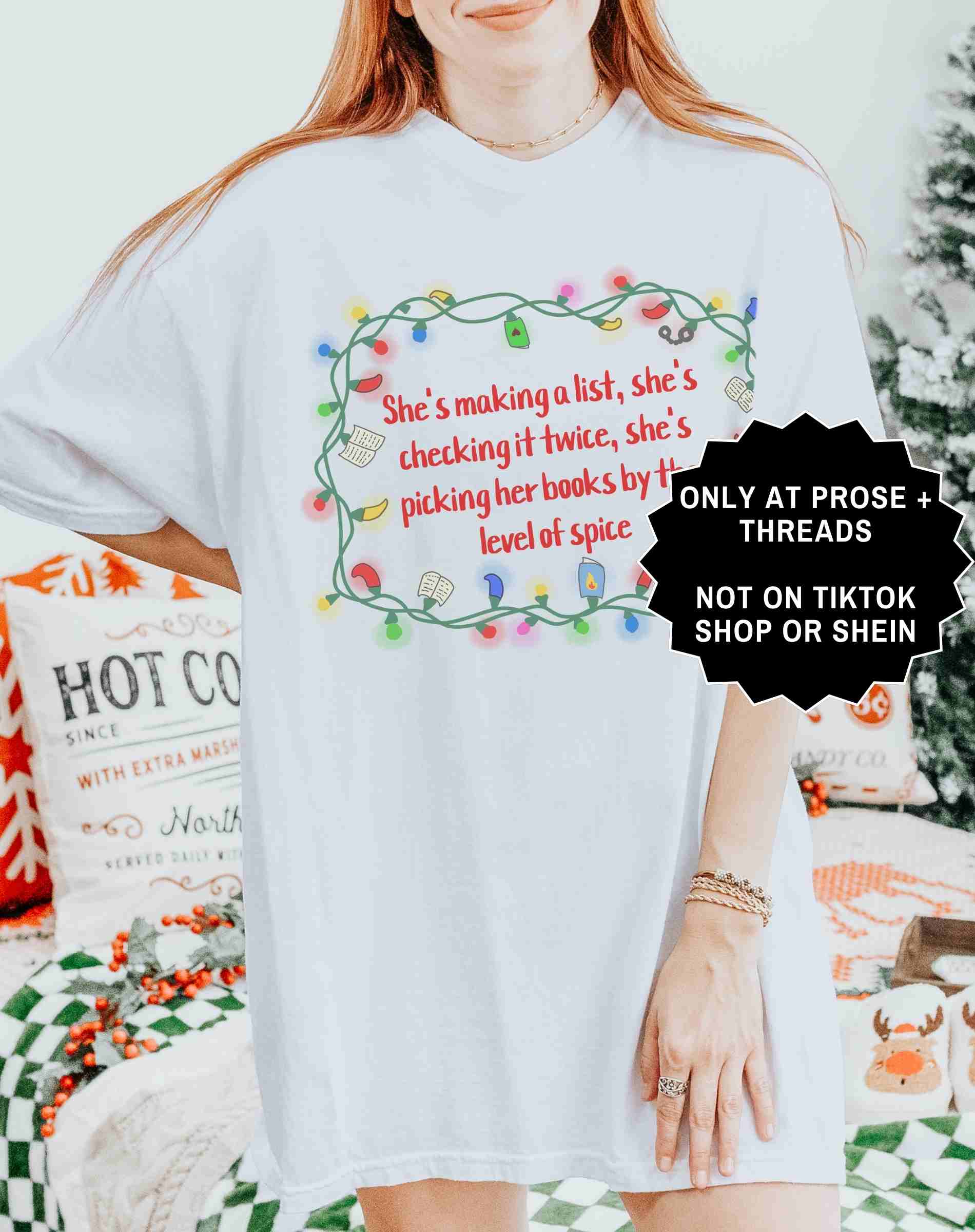 Christmas Smut Shirt for Romance Readers and Holiday Book Lovers