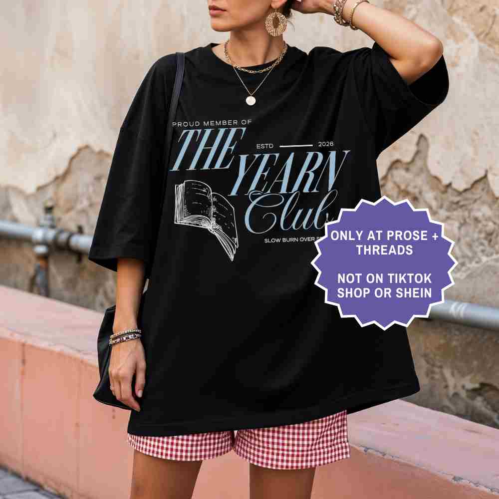 Romantasy book lover tee inspired by yearning romance stories