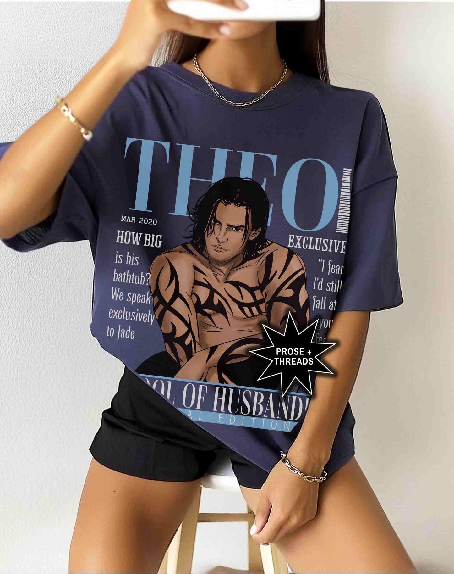Sci-fi romance book tee for cozy fantasy readers