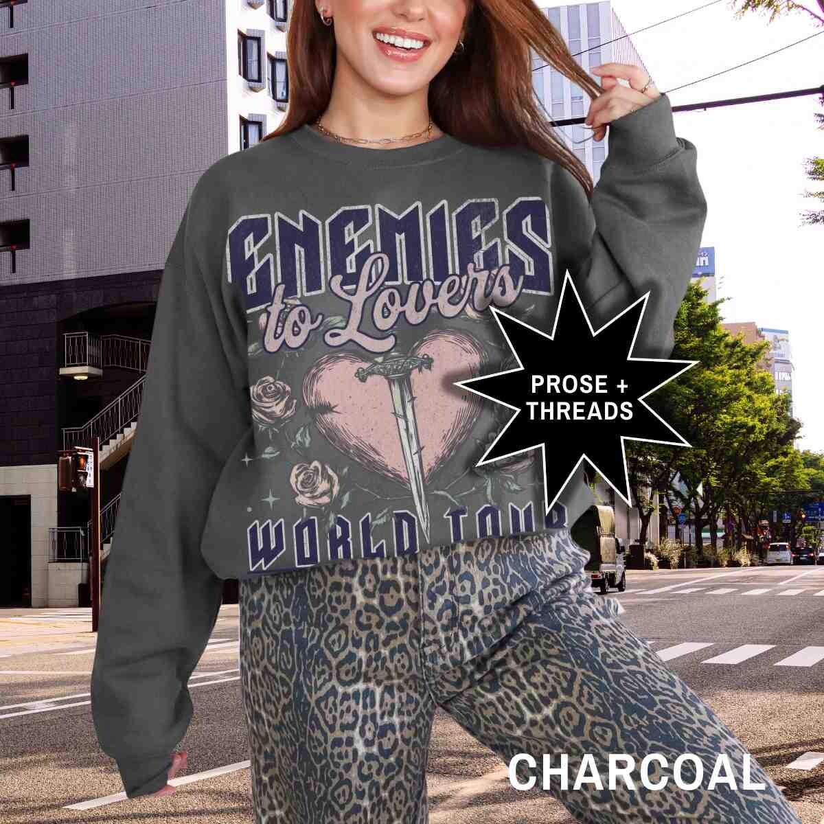 Romantasy sweatshirt for cozy reading nights