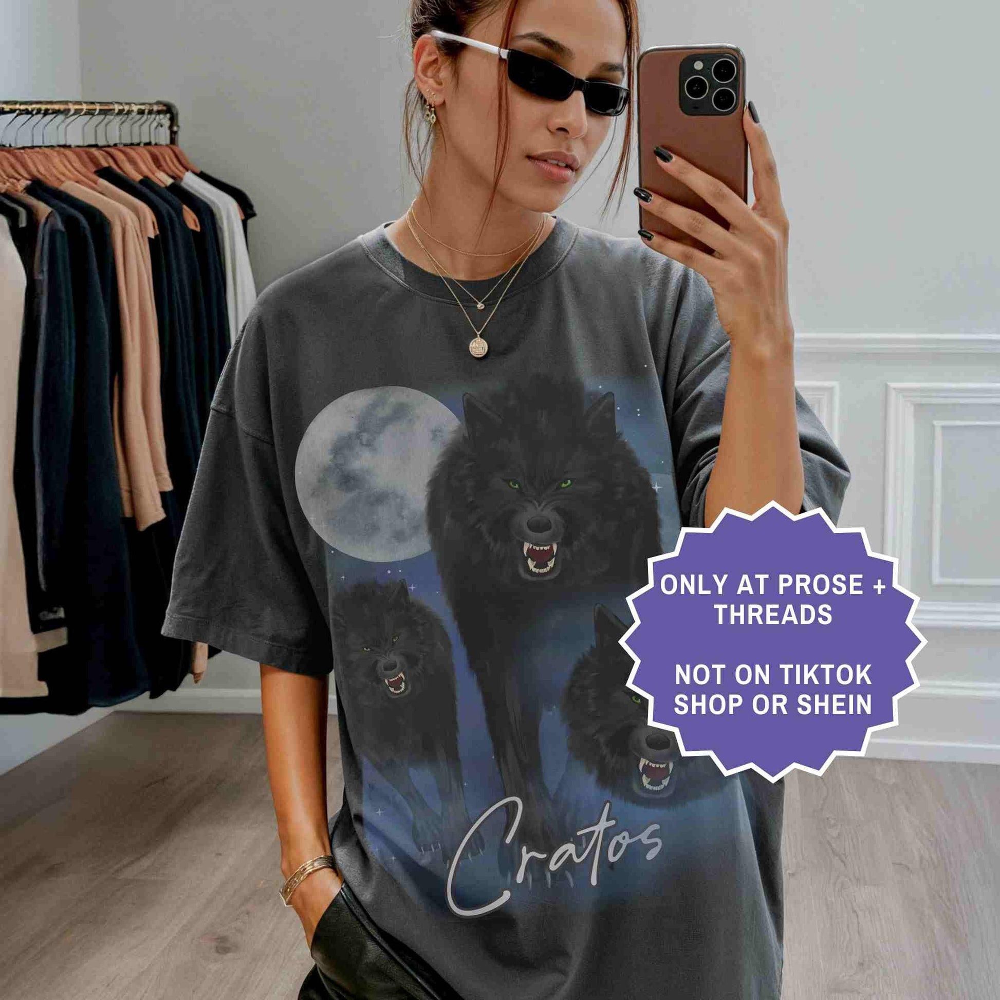 Shop Dire Bound inspired merch with romantasy designs, dire wolves, and quote tees. Aesthetic clothing for book lovers and fantasy readers.