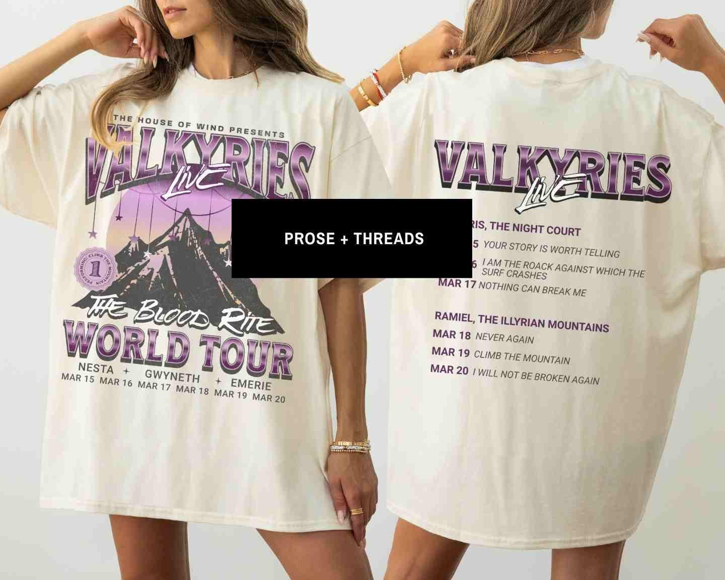 Valkyrie Back Print Shirt