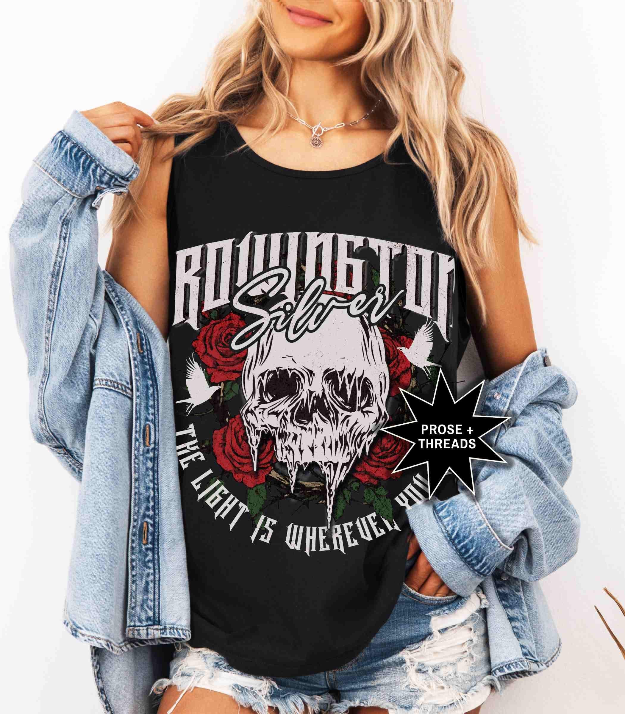 Rowington Silver Distressed Tank