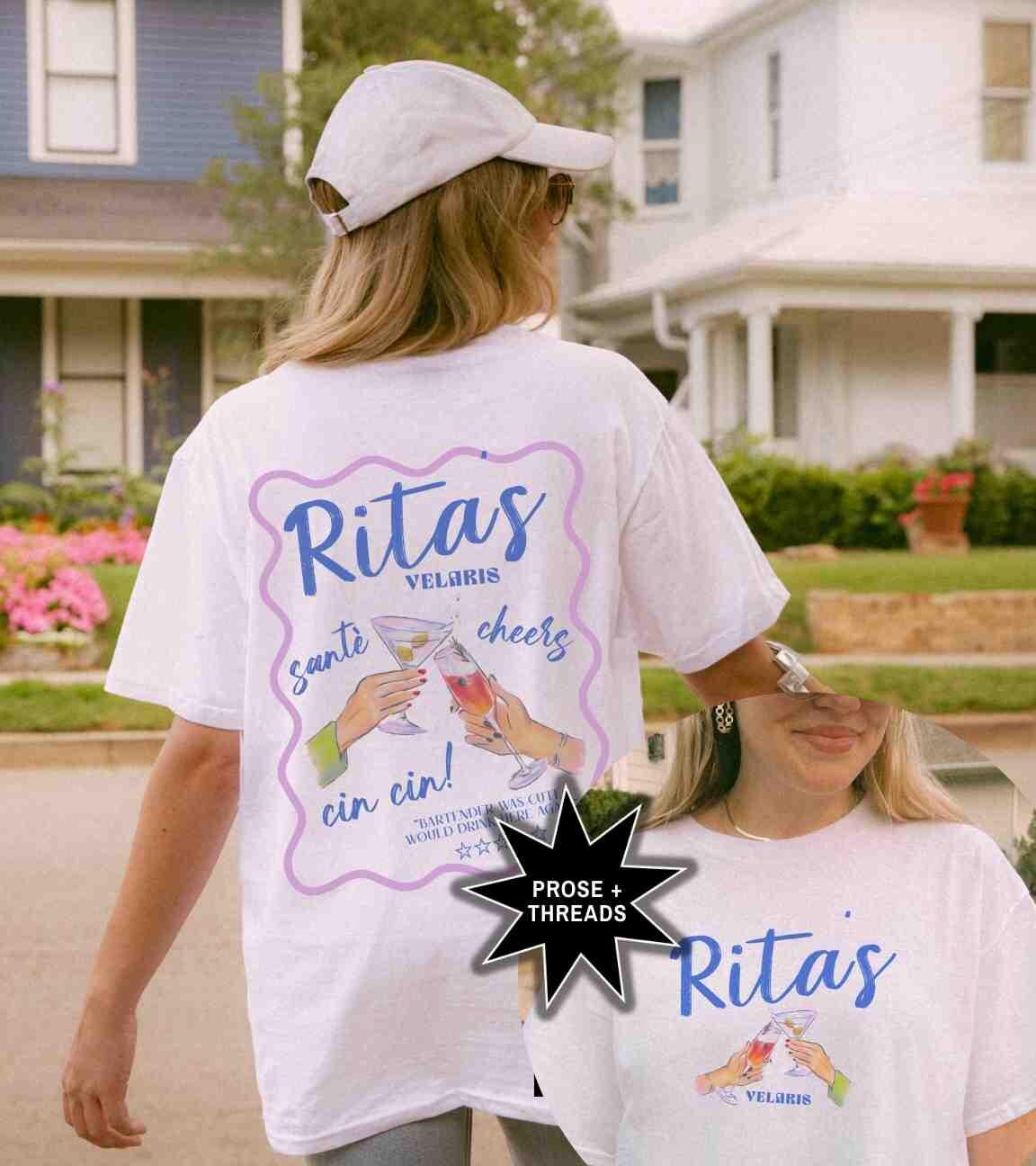Rita's Bar Back Print Shirt