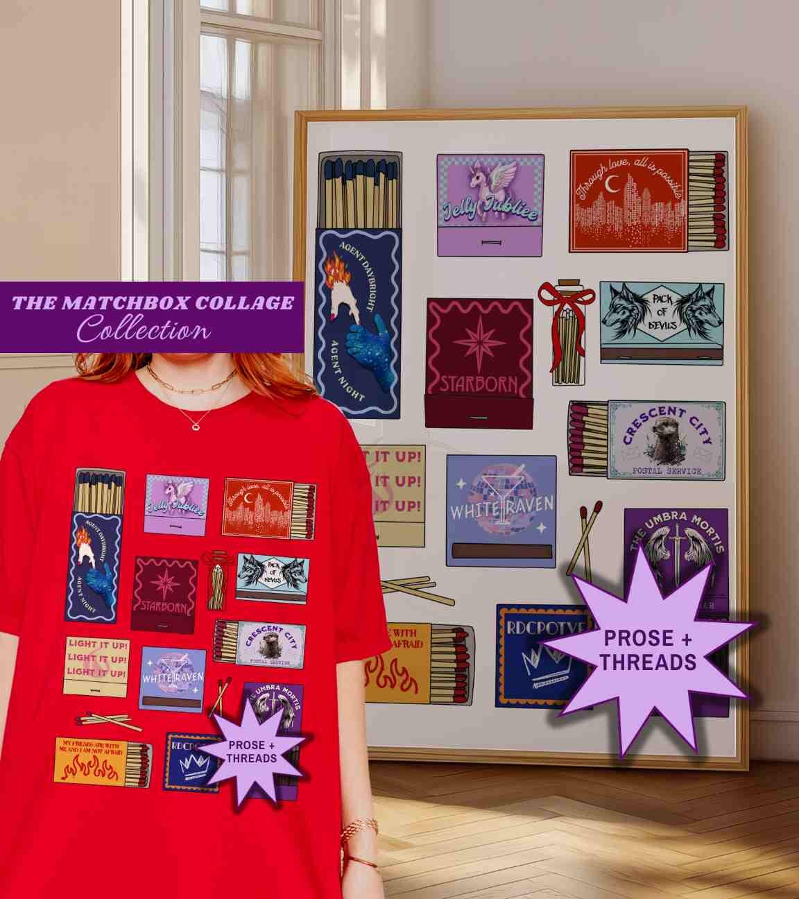 Crescent City Matchbox Collage Shirt