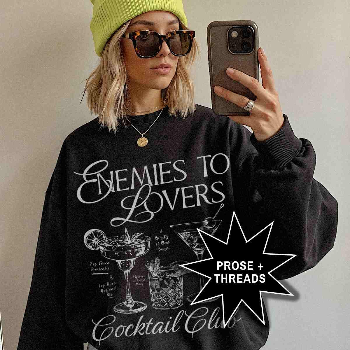 Enemies To Lovers Cocktail Sweatshirt