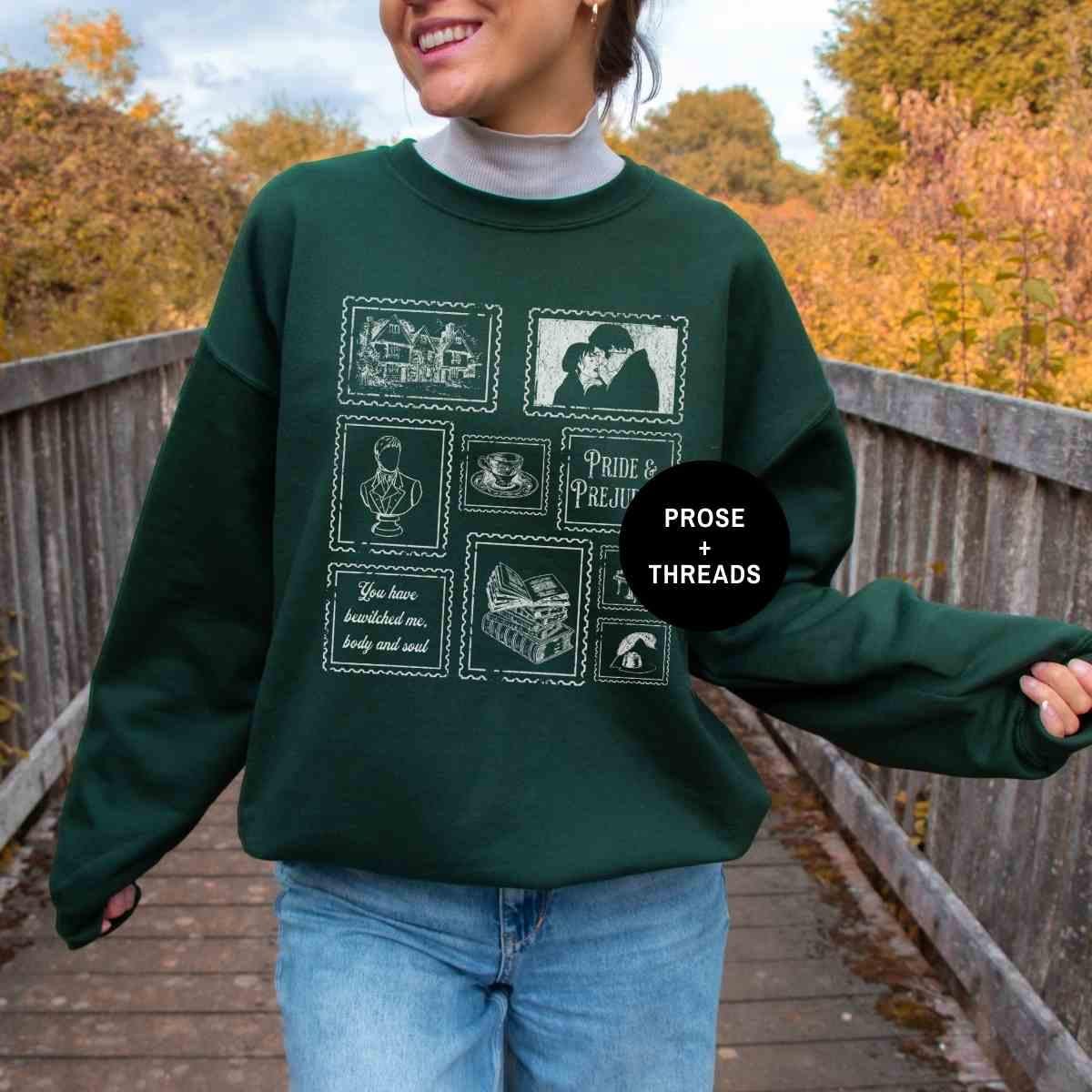 Pride And Prejudice Stamp Sweatshirt