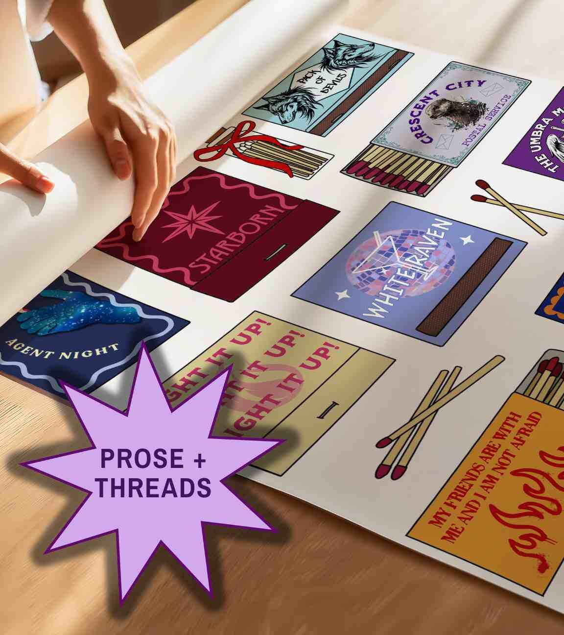 Crescent City Matchbox Collage Art Print