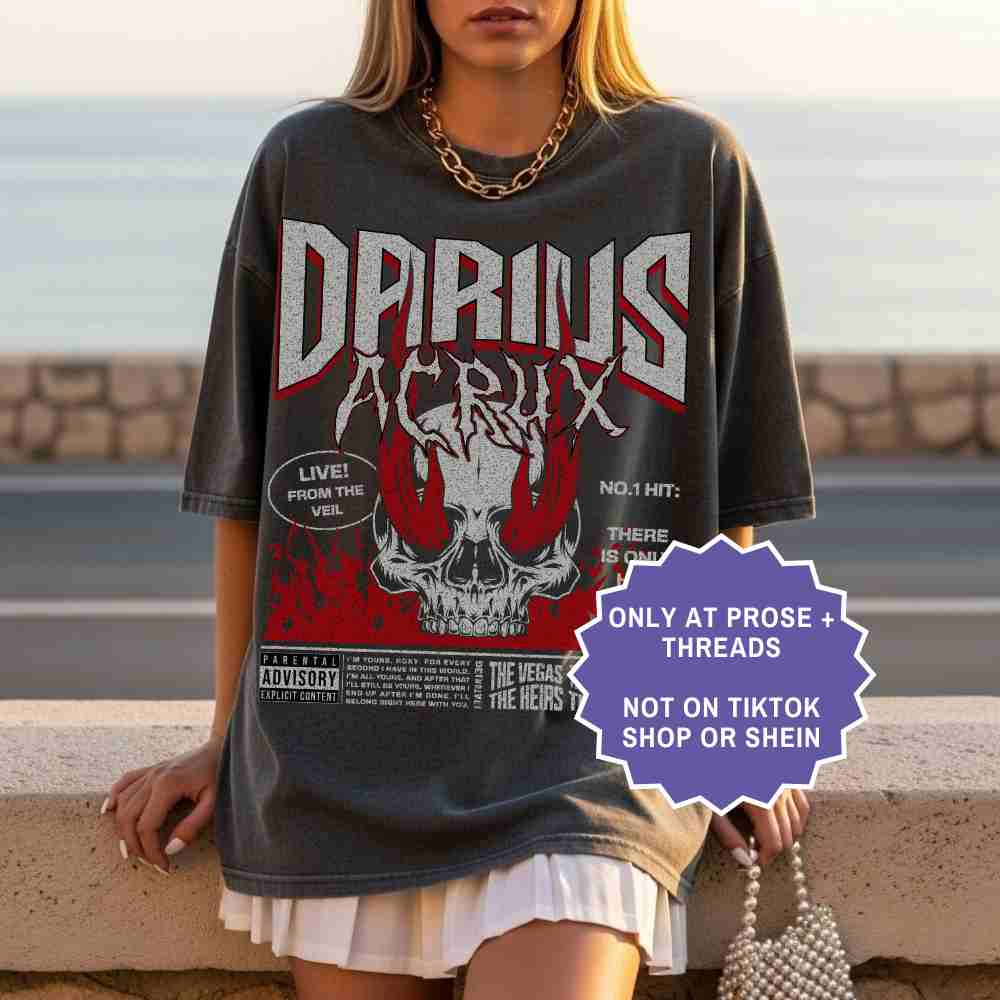 Vintage inspired Zodiac Academy romantasy graphic tee