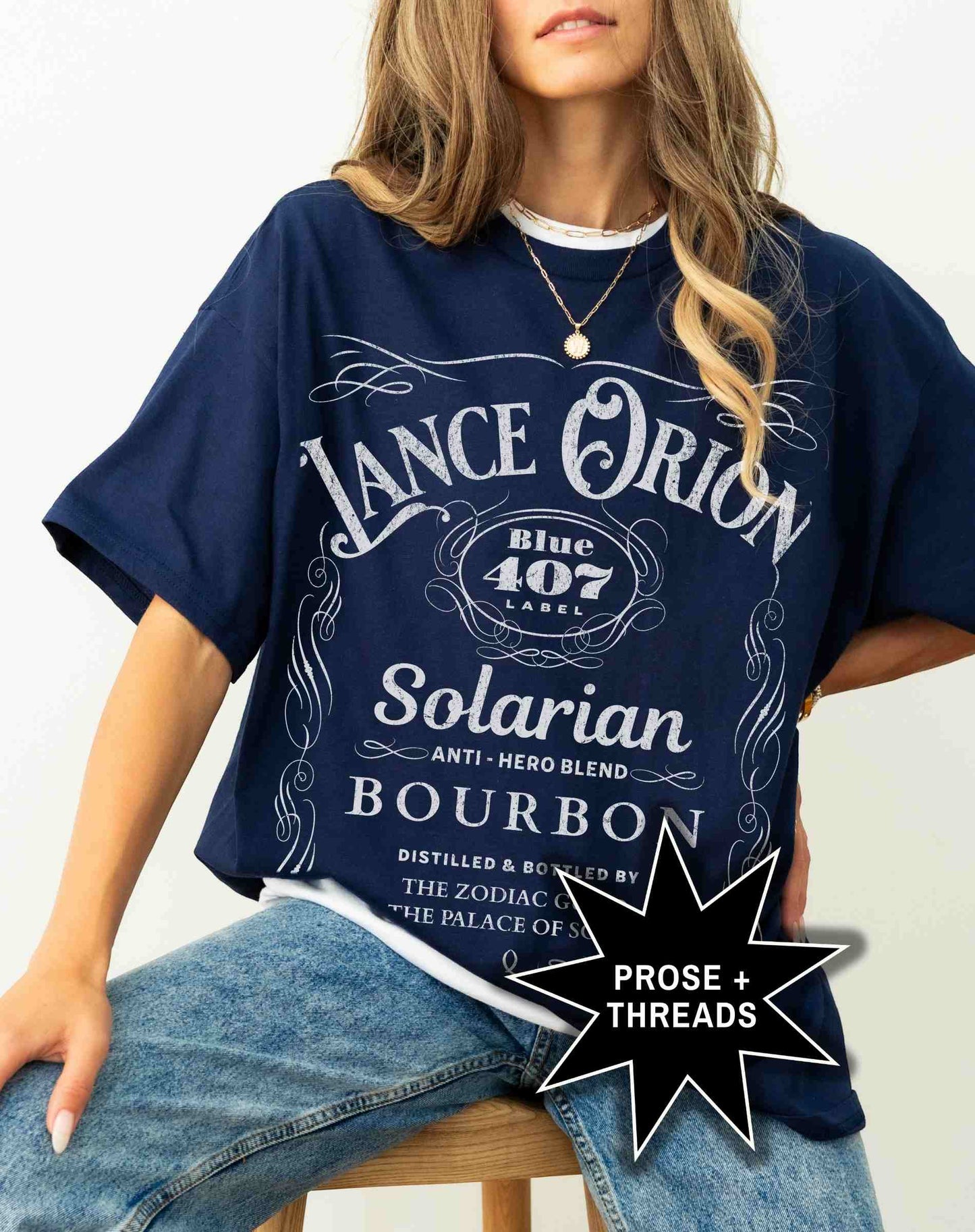 Oversized Lance Orion fantasy romance shirt for Zodiac Academy fans