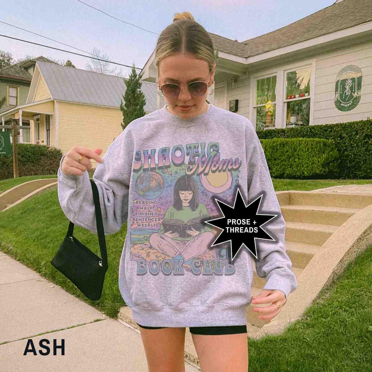 Chaotic Moms Book Club Sweatshirt
