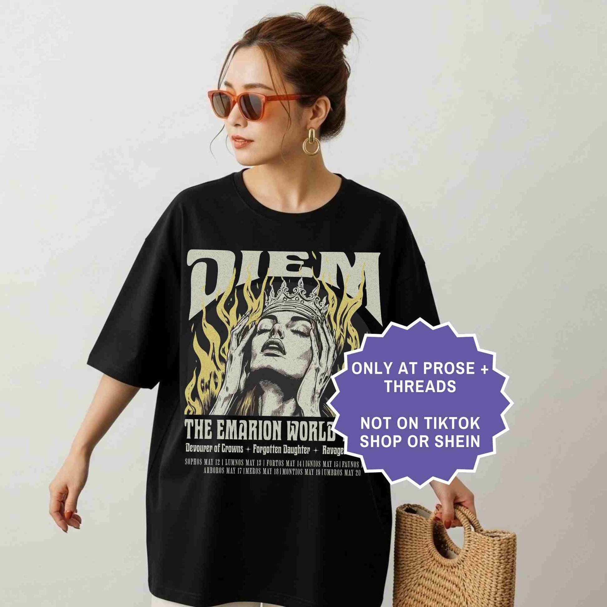 Diem Bellator shirt fantasy book merch t-shirt inspired by Spark of the Everflame