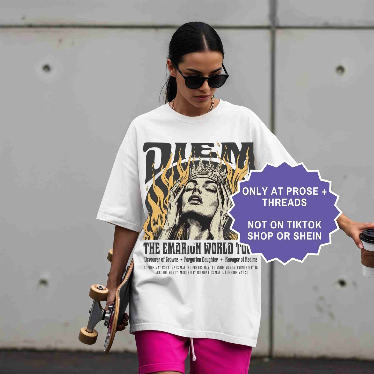 Diem Bellator shirt fantasy book merch t-shirt inspired by Spark of the Everflame