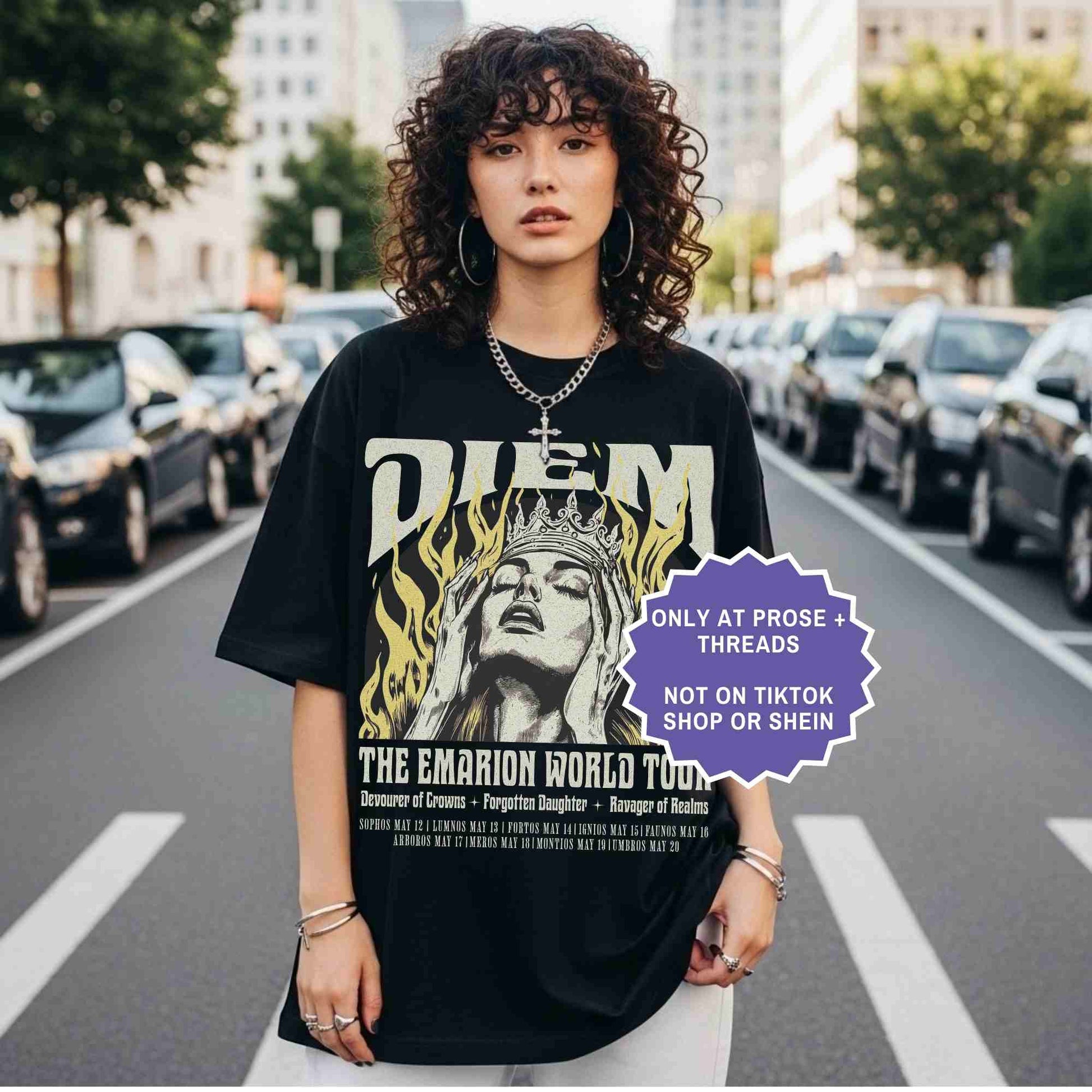 Diem Bellator shirt fantasy book merch t-shirt inspired by Spark of the Everflame